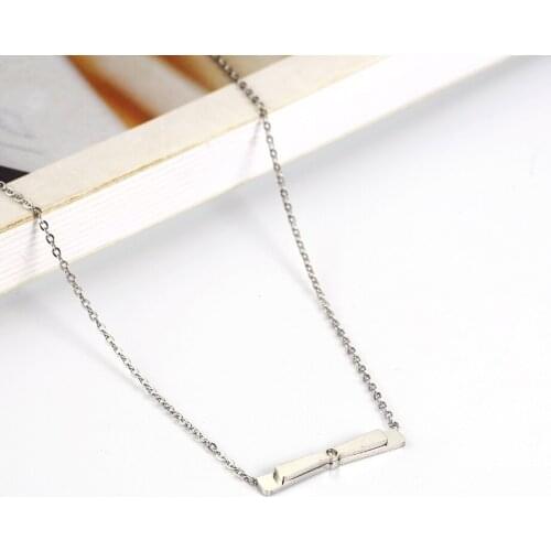 XUANHUA Stainless Steel Charm Clover Necklace Woman Vogue 2019 Jewelry Accessories Bohemian Mass Effect Chain Chocker