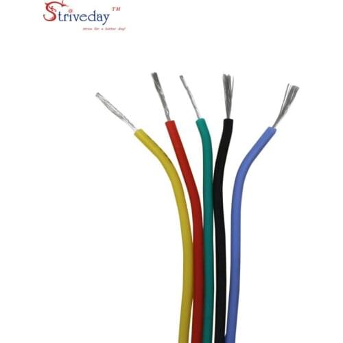 10 meters 32.8ft 16AWG Flexible Rubber Silicone Wire Tinned copper line DIY Electronic cable 10 colors to choose from