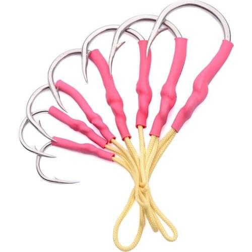 10pcs Large Fishhook Size 1/0 3/0 5/0 7/0 9/0 11/0 13/0 Ship Fishing Barbed Hook No corrosion Sea fishing hook Free shipping