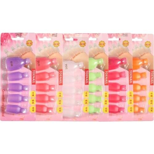 10pcs Plastic Soaker Off Cap Clips Effects For Nail Art UV Gel Nail Polish Remover Cleaner Wraps Manicure Tools Fingers And Toes