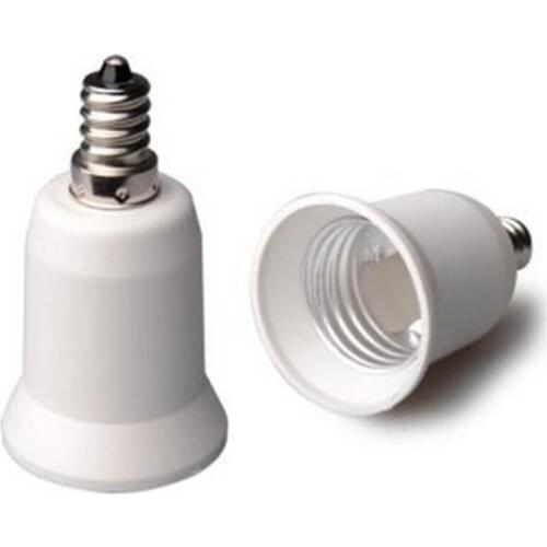 8 Pcs E12 to E27 Base Chandelier LED Light Bulb Lamp Adapter Socket Converter