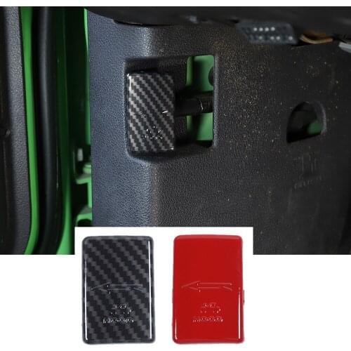 ABS Interior Engine Hood Switch Button Decorative Cover Trim Fit For Ford Mustang 2010-2014 Car Accessories