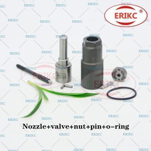 ERIKC 095000-548# 095000-5480 Nozzle DLLA139P851 Valve 19# Nut E1022003 Repair Kits for Denso Injector RE520240 RE520333
