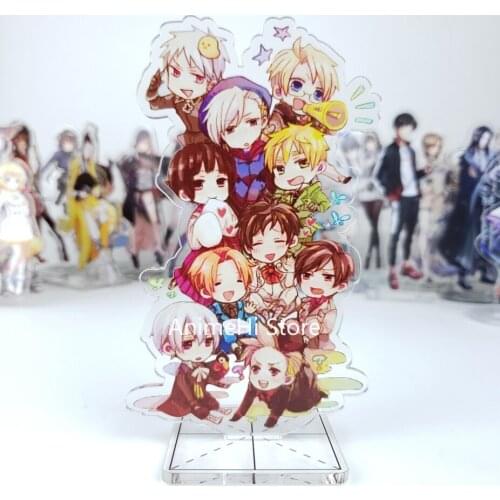 Anime Hetalia: Axis Powers Figure Cosplay Toys APH Alfred F Jones Anya Braginskaya Acrylic Figures Model Dolls 15cm For Gift