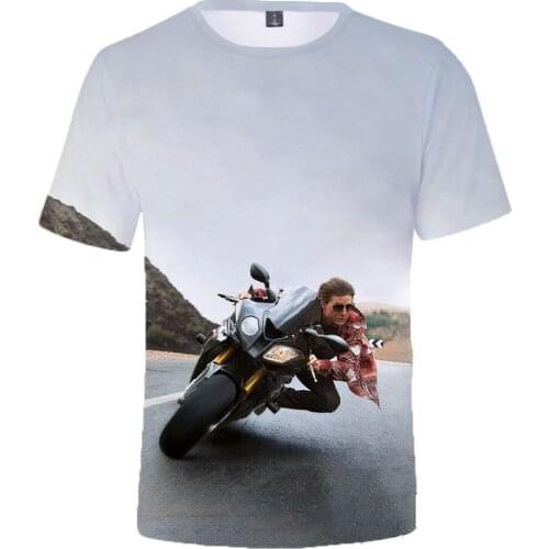 Mission Impossible T Shirt 3D Print T-Shirt Big Short Sleeves Tee Shirt Summer Printed Male Tshirt Boys Girls Hip Hop Casual Top