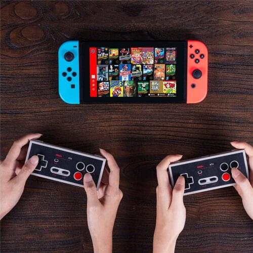 For 8 BitDo N30 Bluetooth Gamepad for Nintend Switch Online Game Gamepads for Steam Android PC MAC Support Turbo Firmware Update