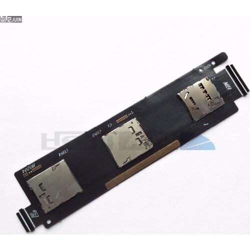 1pcs NEW Sim Card Slot Socket Holder Reader Flex Cable For ASUS ZenFone 6 A600CG Sim Connector Slot Flex Cable