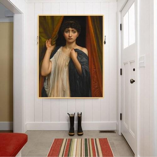 Citon Edward John Poynter《Cressida》Canvas Art Oil Painting World Famous Artwork Picture Modern Wall Decor Home Decoration