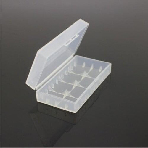 Battery Storage Box For 18650 17500 CR123A Colorful Hard Plastic Transparent Case Boxes Battery Holder