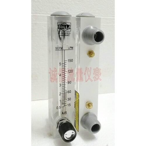 LZM-15T adjustable air panel flowmeter 15-150 LPM liter/minute gas flowmeter