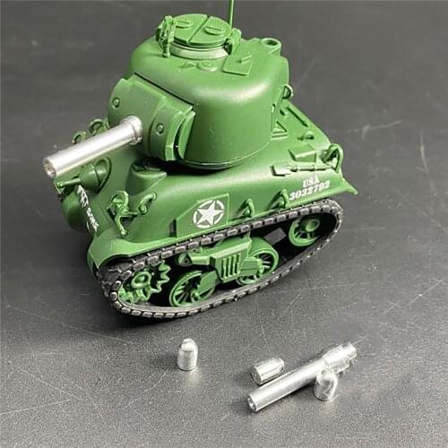 Metal Barrel Shell Kits for Q Edition Sherman M4A1 Meng WWT-002 Tank Model DIY Upgrade Accessories