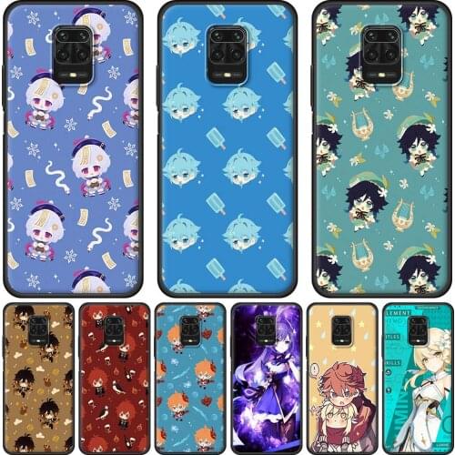 Genshin Impact Soft Case for Xiaomi Redmi Note 9S 8 Pro 8T 7 Fundas Redmi 9C 9A 9i 9T 8A 7A 6A K30 Phone Cover Coque Bag Shell