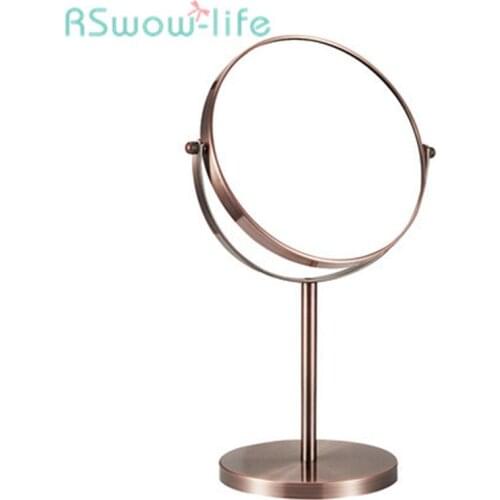 European-style High-definition Desktop Makeup Double-sided Mirror Beauty Magnifying Glass Bathroom Vanity Magnifying Mirror