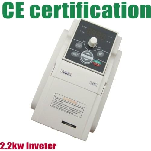 Brand new SUNFAR VFD Inverter 2.2KW AC220V E550-2S0022 CNC Frequency Inverter 0-1000HZ drive
