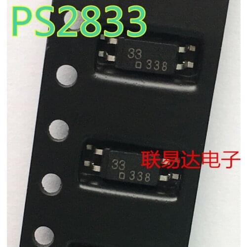 New original PS2833 PS2833-1 silk screen 33 SOP4 optical isolator one from