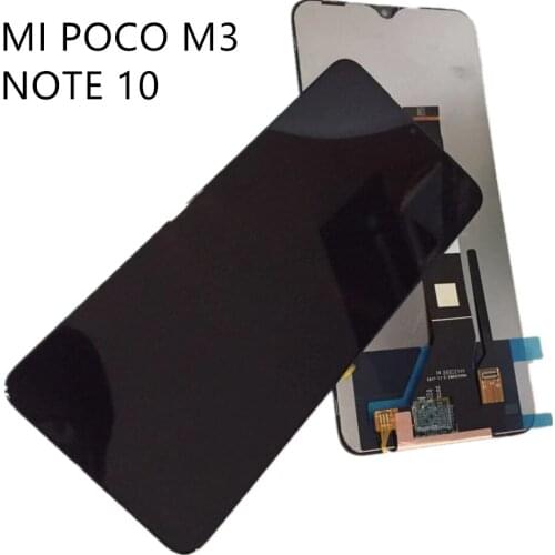 Original lcd For Xiao MI Poco m3 Lcd Display Touch Screen Digitizer Assembly Replacement With Redmi 9t/note9 4g dISpLAy