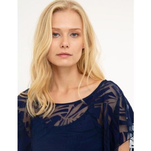 PIERRE CARDIN Blue Blouses