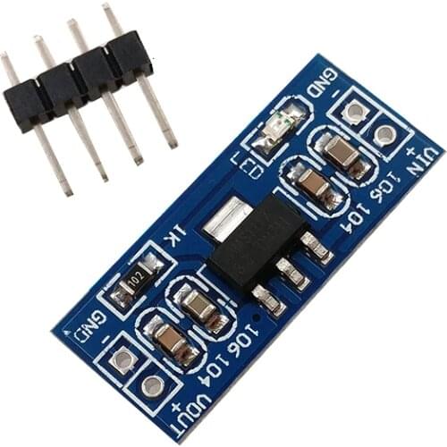 Alta Qualidade1pcs AMS1117 3.3V Para DC-DC Step-Down Power Supply Module 800MA