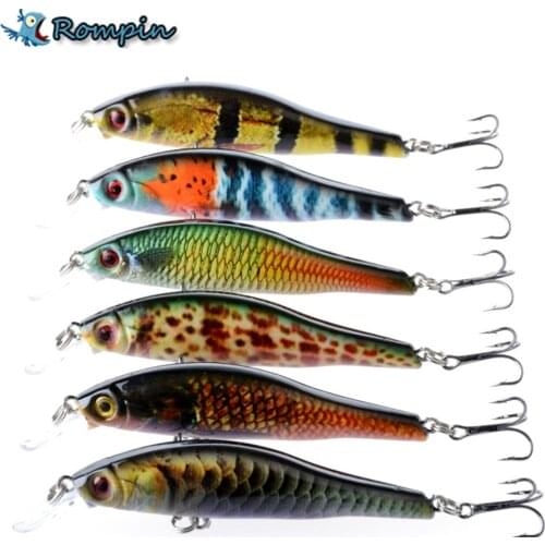 Rompin 1PCS 9.5cm 11.5g Hard Bait fishing lure artificial bait wobbler bass fishing accessories fake minnow lures