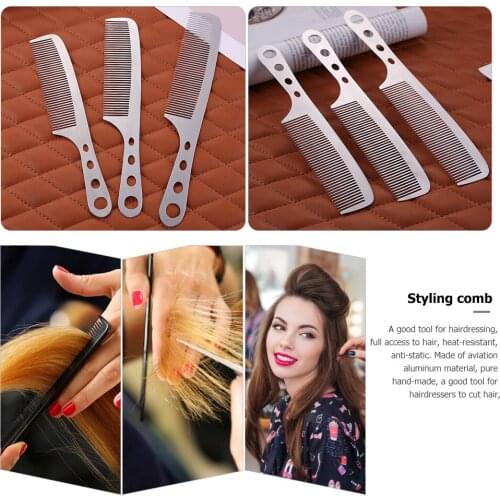 Hair Brushes Girls Ponytail Comb Anti-static Hair Cutting Comb Hairbrush for Hairdressing Styling Barber Tools
