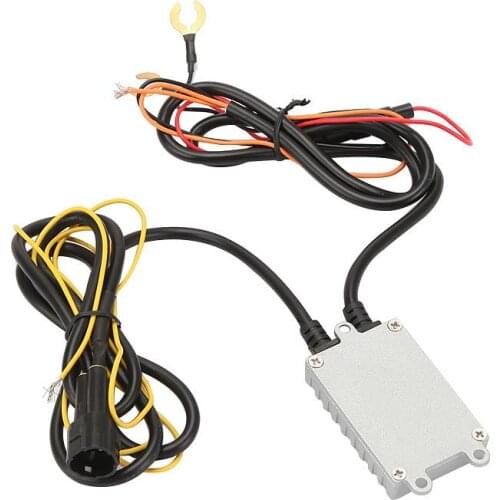 Universal 7 inch Car Led Headlight Anti-flicker Adapter Wiring Harness Switch DRL Halo Ring Wire Relay Cable