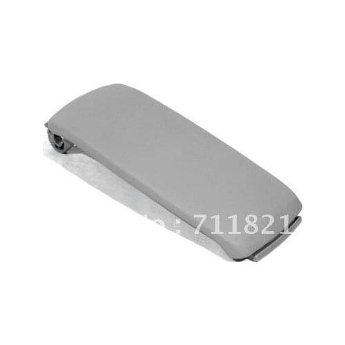 Interior Armrest Cover Lid Grey Color Leatherette For Audi A6 C5