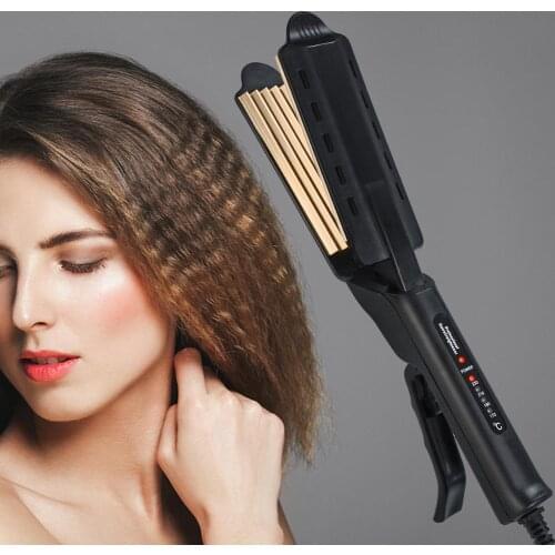Hair Straightener Four-Gear Temperature Adjustmentceramic Coated Lonic Flat Iron Curling Iron Hair Iron For Women Hair
