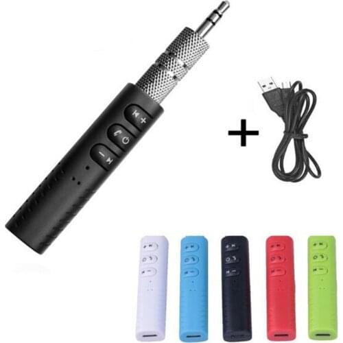 1PC Mini Bluetooth 5.0 Receiver Portable Wireless Audio Adapter with 3.5mm Aux for Music Home System Speaker Audio Car Kit