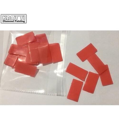 12pcs/ lot 5*2CM round Pink Diamond Painting Tool Clay Glue Mud Diamond Embroidery Tool Glue for square and round Accessories