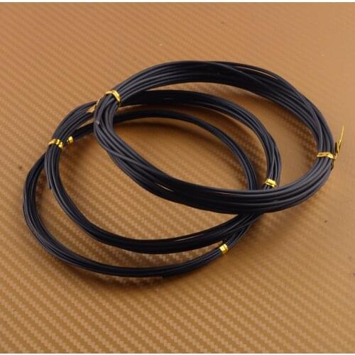 3 Rolls Black Aluminum Bonsai Anodized Training Styling Tree Craft Florist Wire with 3 Sizes Potted Plants Accessory