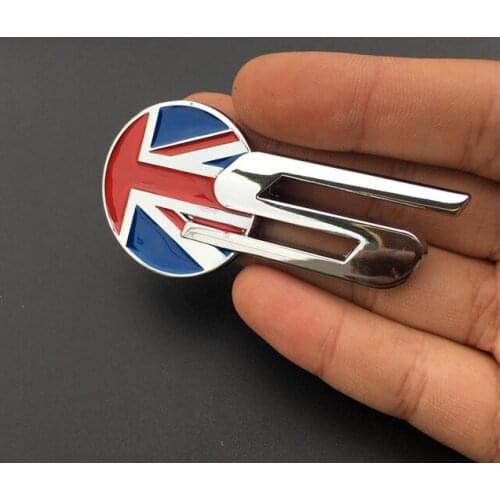 3D Metal Red Union Jack UK Flag S Emblem Trunk Badge Decal Sticker R Sport Type Car Accessories
