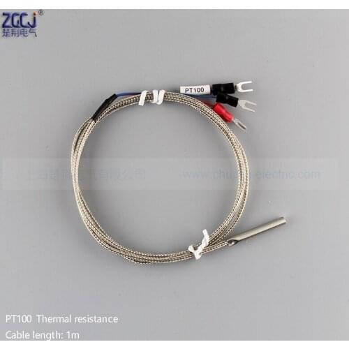 -50~300 degrees Mini PT100 Thermal resistance with mini probe 3 wires PT100 Thermal resistance