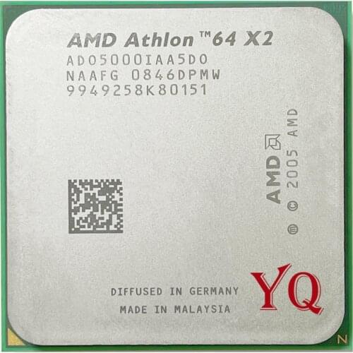 AMD Athlon 64 X2 5000+ 5000 2.6 GHz Dual-Core CPU Processor ADO5000IAA5DO Socket AM2