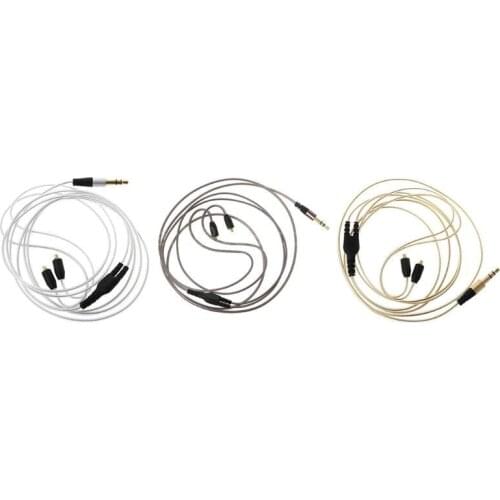 MMCX Cable for shure SE315 SE535 SE846 Earphones Headphone Cables Cord for xiaomi