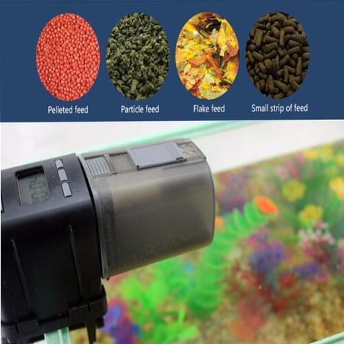 Nicrew Automatic Fish Feeder Moisture-Proof Intelligent Programmable Mini Auto Fish Feeder Feeding Aquarium Tank Food Dispenser