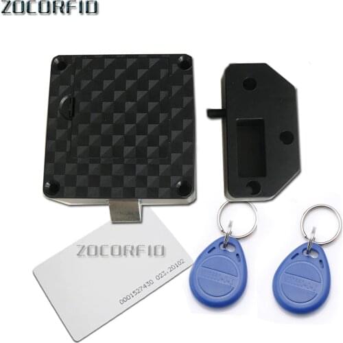 Invisible Hidden RFID Free Opening Intelligent Sensor Cabinet Lock Locker Wardrobe Shoe Cabinet Drawer Door Lock Safety Protect