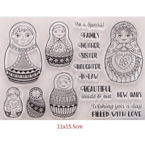 New Baby Clear Silicone Rubber Seal Stamp For DIY Album Scrapbooking Photo Card M17D