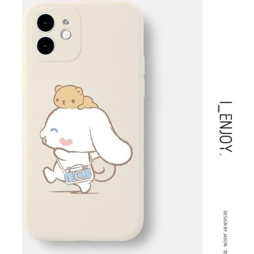 Official Original Soft Silicone Case for Apple iPhone 11 12 13 Pro MAX SE 2020 XR XS X 6 6s 7 8 Plus Shockproof Cute Phone Cover