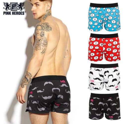 PINK HERO Men's Home Briefs