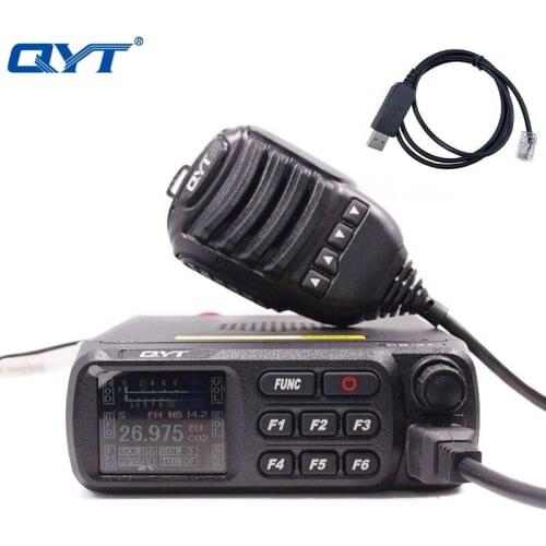 QYT CB-27 CB Radio 26.965-27.405MHz AM/FM 12/24V 4 W LCD Screen Shortware Citizen Band Multi-Norms Ham CB Mobile Radio CB 27