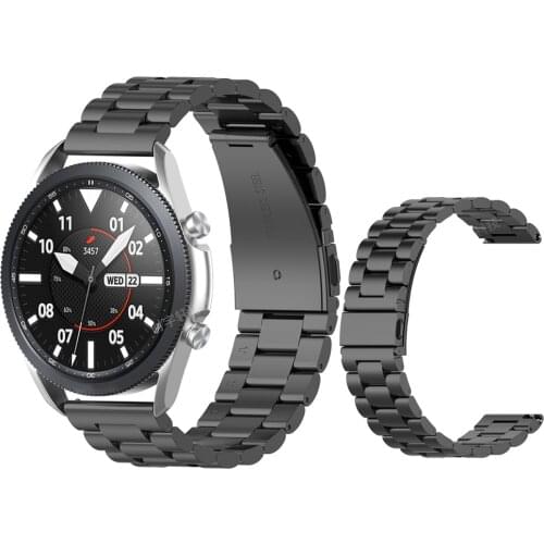 For Samsung Galaxy Watch 3 41mm 45mm Stainless Steel Bracelet Wristband Strap for Galaxy Active 3 2 40 44mm Accessories Band