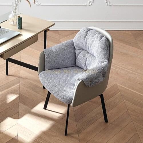Warm Yan Bedroom Study Home Makeup Chair Comfortable Sedentary Rotating Leisure Office Chair Student Desk Chair Computer Chair