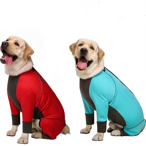 Waterproof Reflective Dog Clothes Big Large Dog Clothing Jumpsuit Outfit French Bulldog Samoyed Husky Golden Retriever Costume