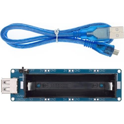 ESP32 ESP32S For Wemos For Raspberry Pi 18650 Battery Charge Shield Board V3 Micro USB Port Type-A USB 0.5A For Arduino Charge