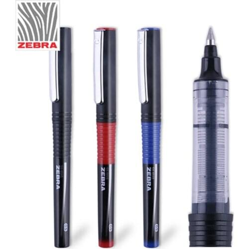 10pcs ZEBRA Gel Pen SX-60A5 Silver Snake Quick Dry Straight Liquid Pen 0.5mm Bullet Student Writing Office Pen