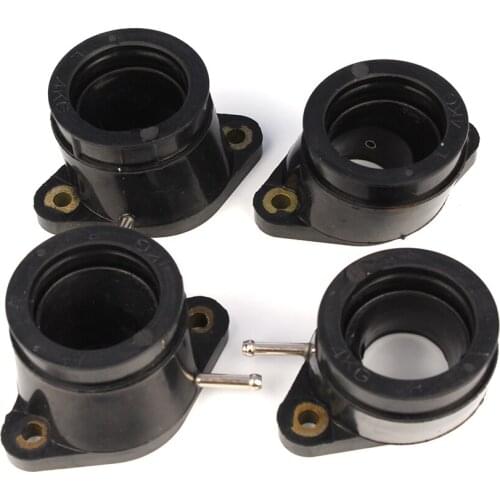4pcs Carburetor Pad Plastic Outlet Carburetor Intake Manifold Interface Glue For XJR 1200 XJR1200SP XJR 1300 FJR1300