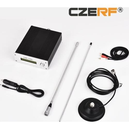 Free Shipping CZE-T251 25w Wireless Radio FM Transmitter Kits 87MHz to 108MHz Application Car team contact