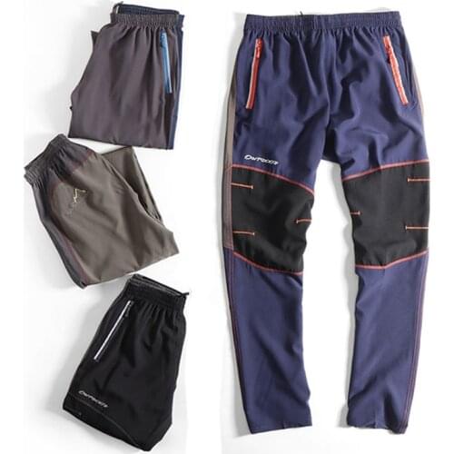 SCRIOSADH Quick Dry Outdoor Summer Breathable Mens Trousers Fishing Hunting Climbing Pants Male Elastic Waist Anti-UV Thousers