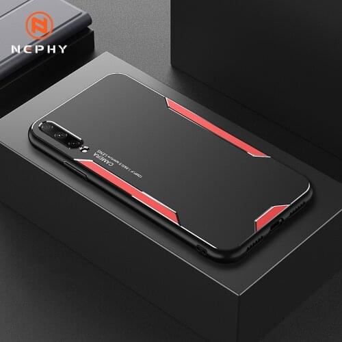 Luxury Hard Metal+Soft TPU Case For Huawei Nova 3 4 5 7i Honor 10 20 Lite View 30 Pro Mobile Phone Cover Shell Shockproof Bumper