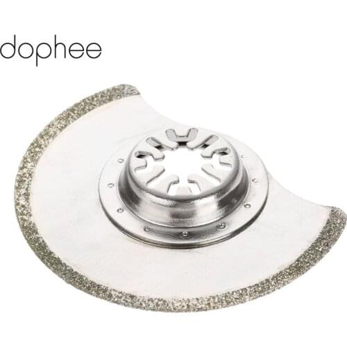 Dophee 88mm Diamond Carbide Oscillating Multi Tool Saw Blade for Bosch Fein Dremel Multimaster Renovator Power Tool Accessories